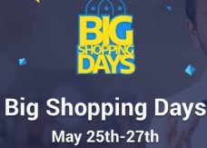 Flipkart Big Shopping Days Sale 25 – 27 May